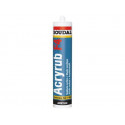 Mastic ACRYRUB F4 blanc 300ml