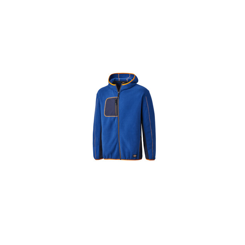 Veste polaire PEMBROKE bleu royal / orange 