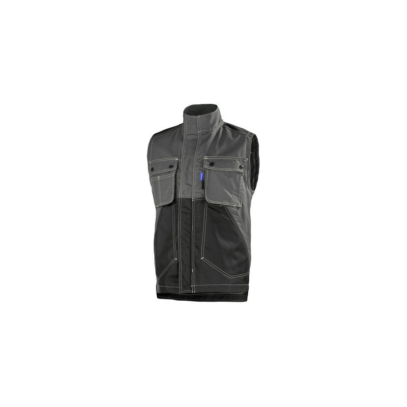 Gilet CRAFT WORKER sans manches noir/gris