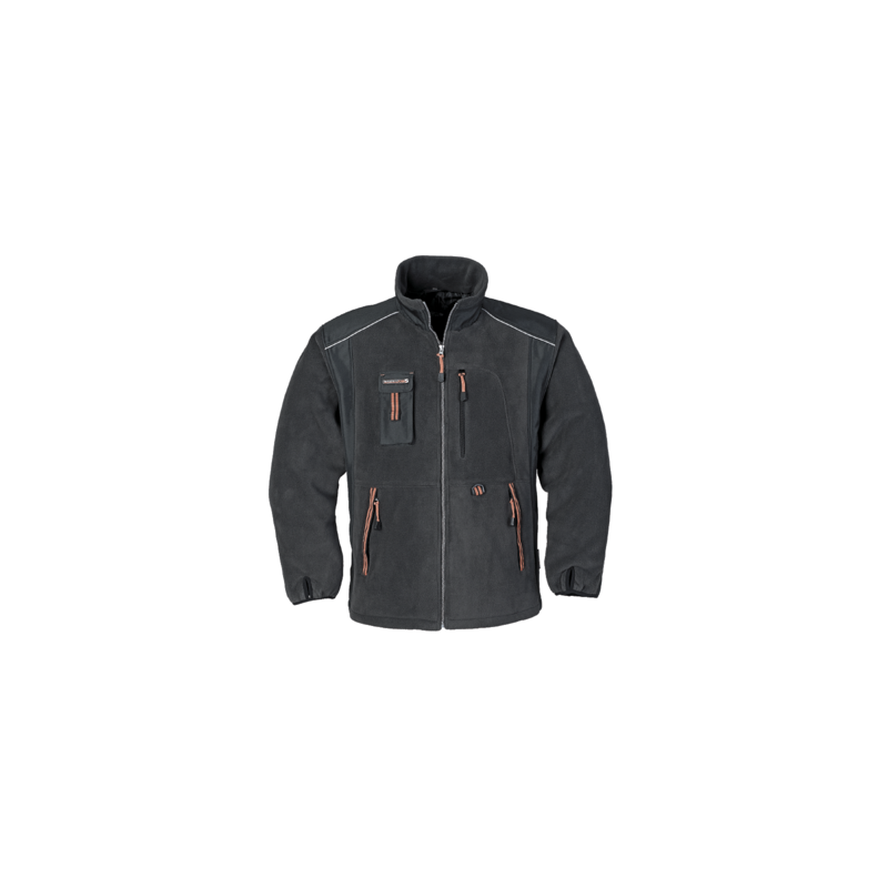 Veste polaire TERRATREND JOB Black carbon