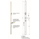 Serrure applique multipoint carénée profil européen MINIBARS EMC - MUL-T-LOCK