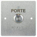 Bouton poussoir de sortie inox