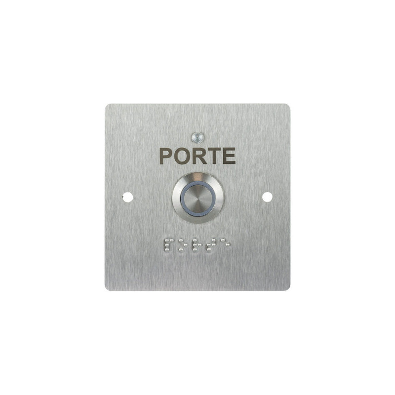 Bouton poussoir de sortie inox