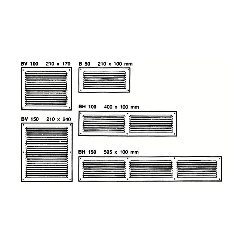 Grille persienne GDF