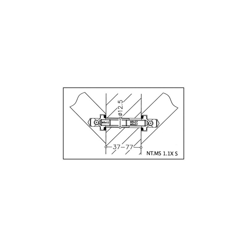 Kit de fixation par paire biais NT.MS1.1X