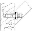 Kit de fixation à la pièce biais NT.MS1.3RS