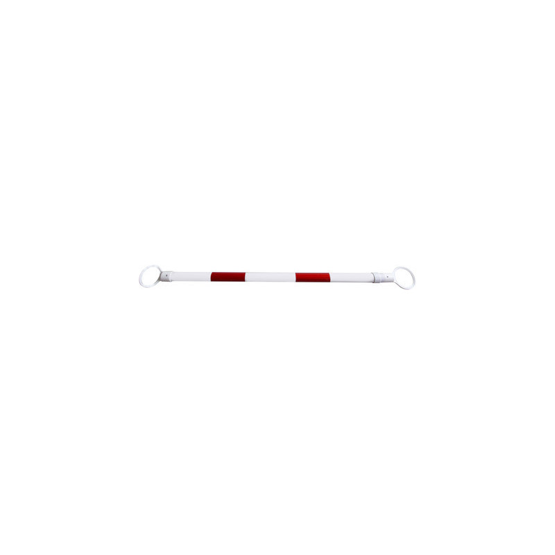 Barre extensible pour cône rouge / blanc - VISO