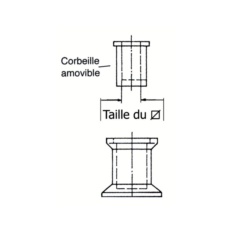 Gâche crémone acier - WSS