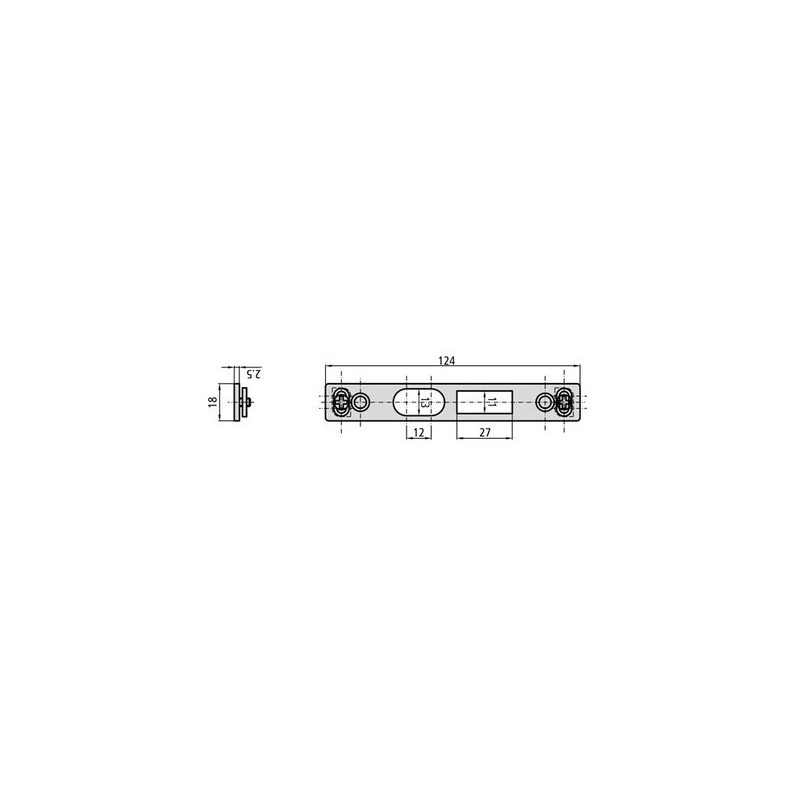 Gâche haut / bas CE202GB-6LR18 - CVL 