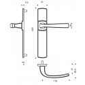 Ensemble sur plaque EA195 MUZE - ASSA ABLOY BEZAULT