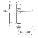 Ensemble sur plaque EA165 MUZE - ASSA ABLOY BEZAULT