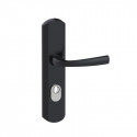 Ensemble sur plaque blindé EA195 MUZE ONYX - ASSA ABLOY BEZAULT