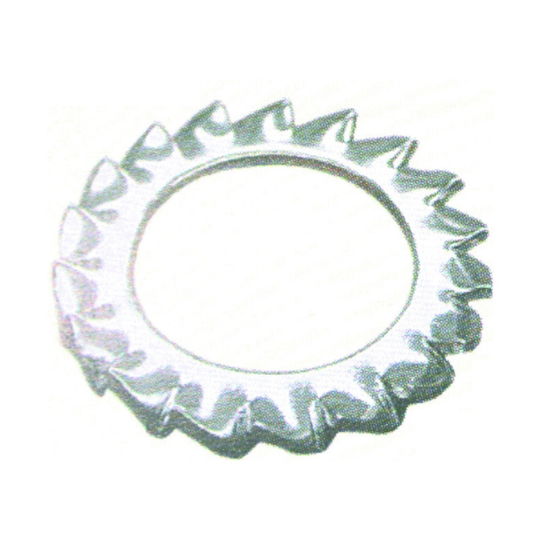 Rondelle éventail denture extérieure acier zingué - VISWOOD