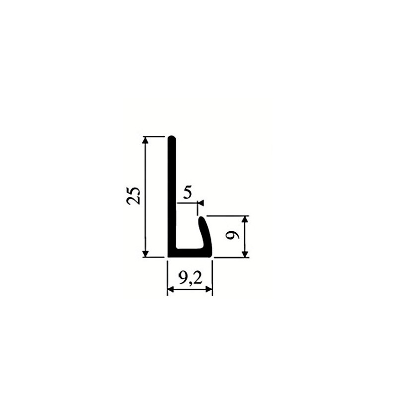 Profil cimaise 1324P - ASSA ABLOY BEZAULT