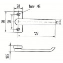 Béquille simple saillie réduite - WSS 