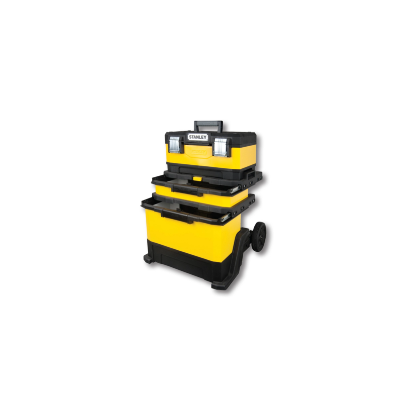 Servante mobile 3 compartiments bi-matière 53 L - STANLEY