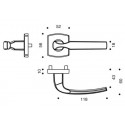 Ensemble sur rosace ARTIS - ASSA ABLOY BEZAULT