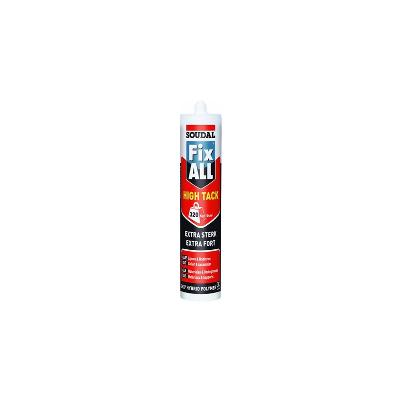 Mastic colle FIX ALL HIGH TACK - SOUDAL