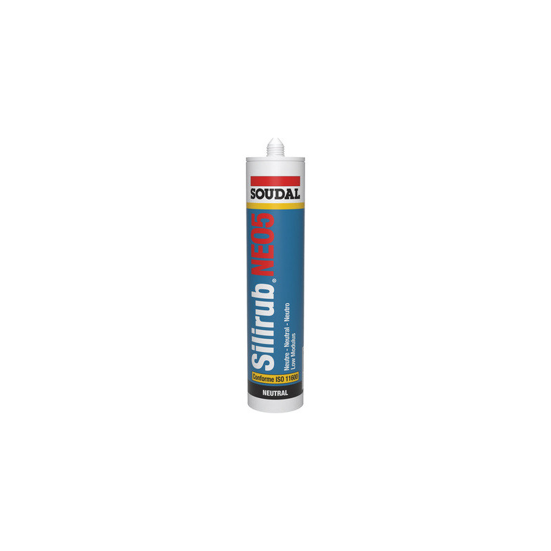 Mastic silicone SILIRUB NEO5 300 ml - SOUDAL