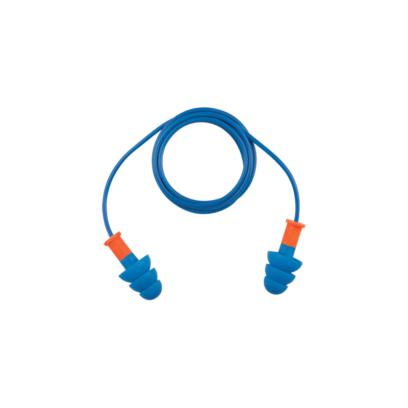 Bouchons d'oreilles silicone avec cordon - DELTA PLUS