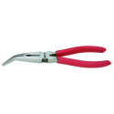 Pince bec demi-rond coudé - KS TOOLS