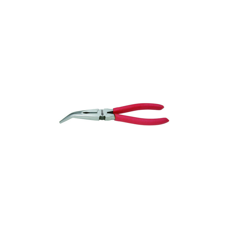 Pince bec demi-rond coudé - KS TOOLS