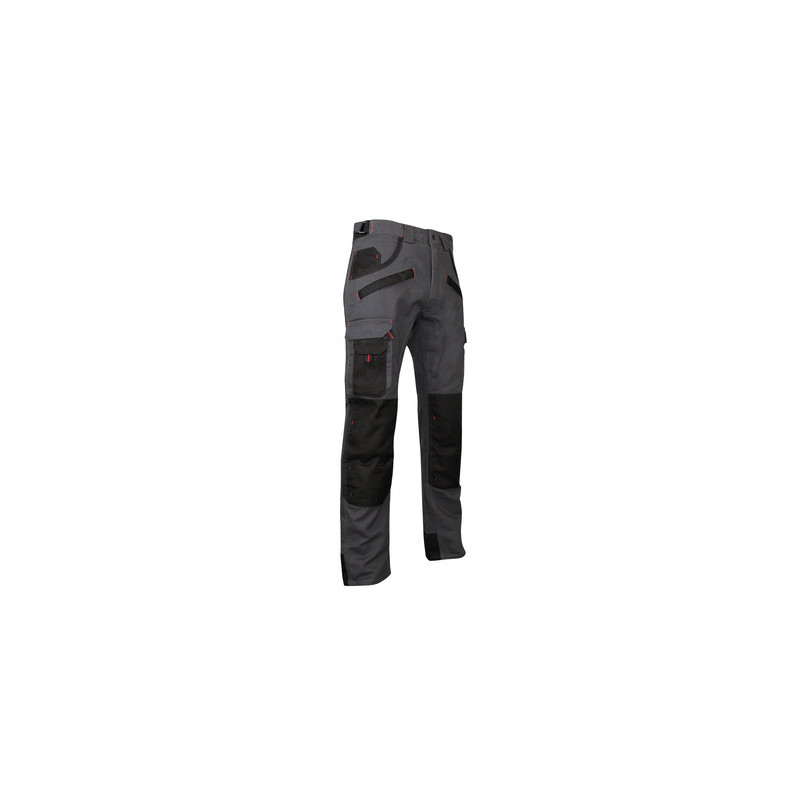 Pantalon multipoches bicolore gris/noir - LEBEURRE SAS