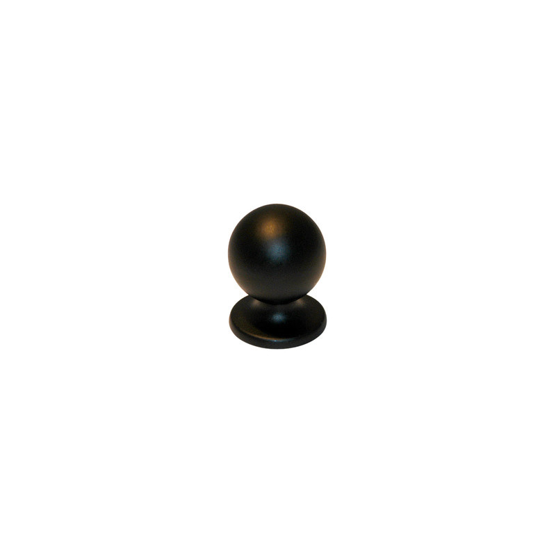 Bouton boule contemporain noir - CADAP