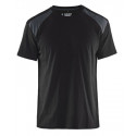 T-shirt BLAKLADER noir/gris foncé - BLAKLADER