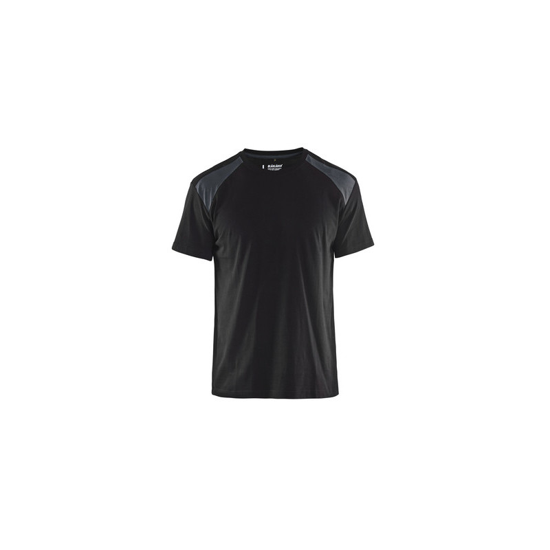 T-shirt BLAKLADER noir/gris foncé - BLAKLADER