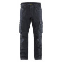 Pantalon services denim stretch 2D marine - BLAKLADER