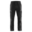 Pantalon services + stretch noir/gris foncé - BLAKLADER