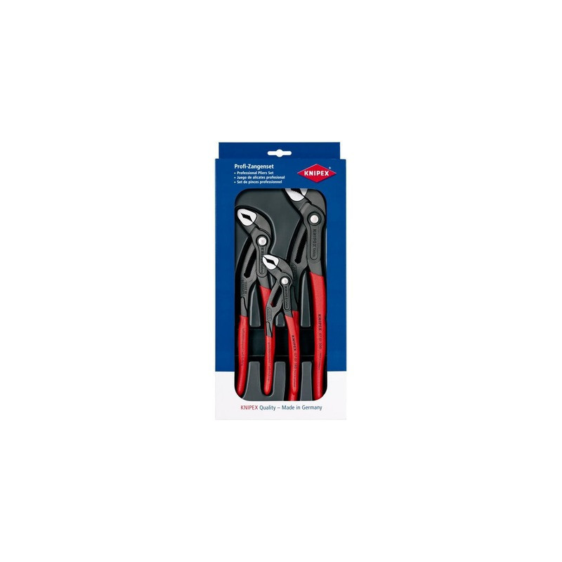 Lot de 3 pinces multprises Cobra - KNIPEX