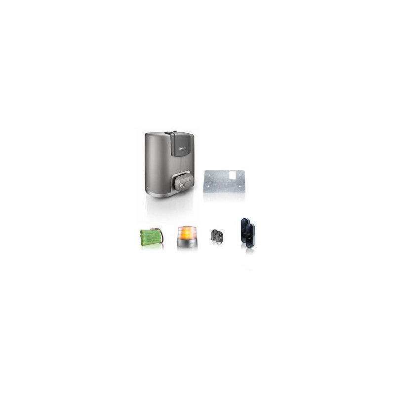 Motorisation de portail coulissant ELIXIO 3S M IO pack confort - SOMFY