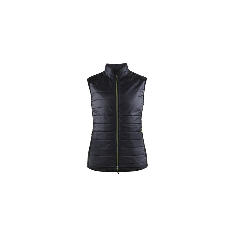 Gilet doublé femme noir/jaune - BLAKLADER