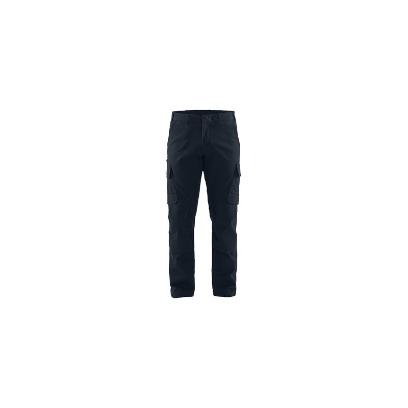 Pantalon INDUSTRIE Stretch 98% coton bleu marine - BLAKLADER