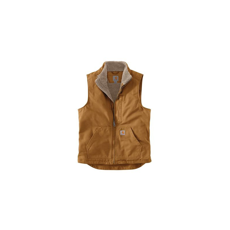 Gilet hiver toile 100% coton brown - CARHARTT