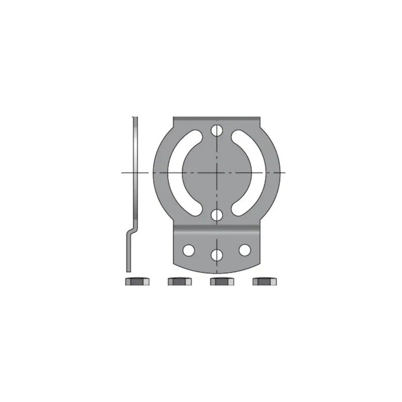 Support D50 CSI/DMI entraxe 44 mm - SOMFY