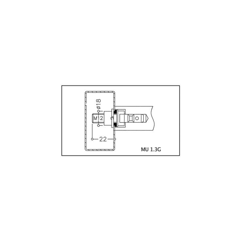 Kit de fixation à la pièce MU1.3G - NORMBAU 