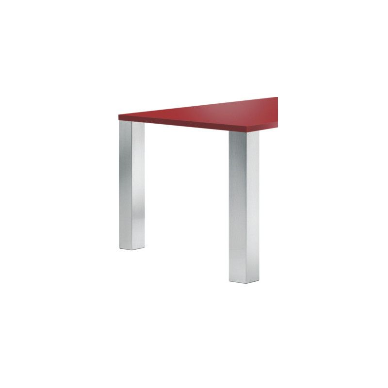 Pied de table carré 100 x 100 mm aluminium - CAMAR