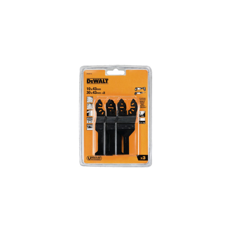 Blister 3 lames scie oscillante - DEWALT