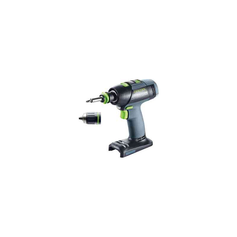 Perceuse-visseuse 18V T18+3 BASIC (Machine seule) - FESTOOL