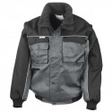 Blouson gris/noir manches amovibles - IMBRETEX