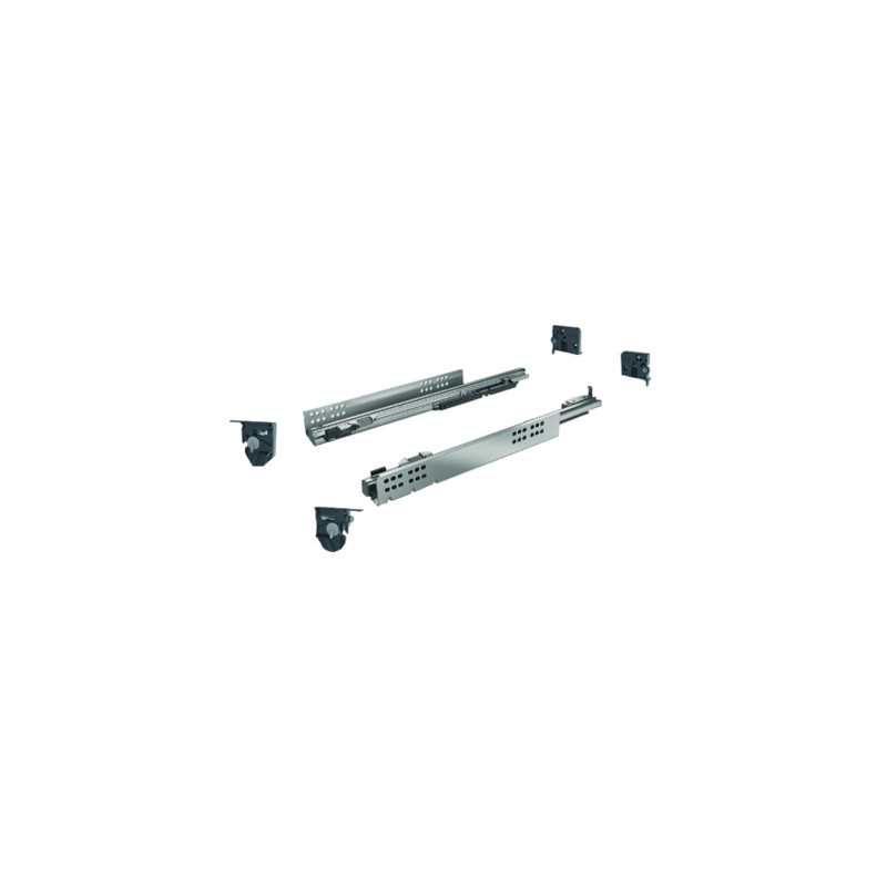 Coulisse sortie totale silent system QUADRO 4D - HETTICH