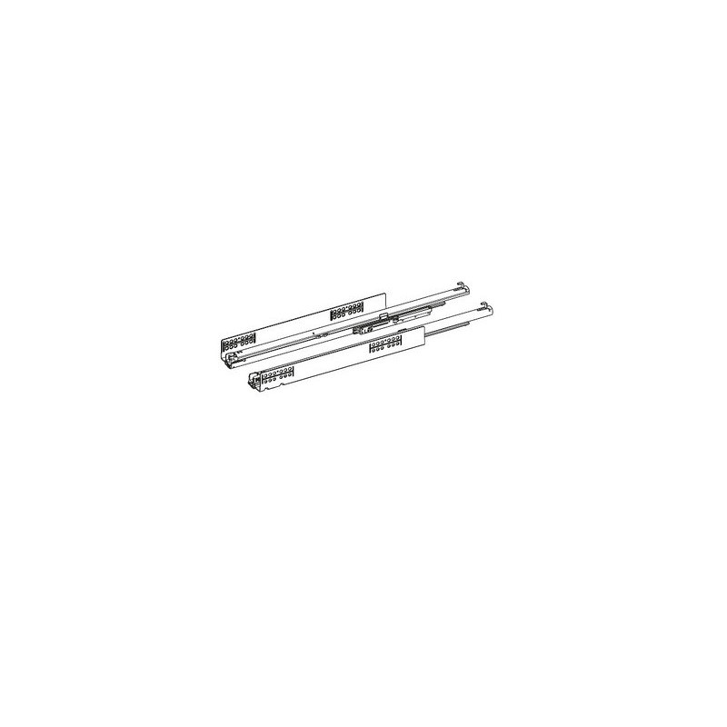 Coulisse sortie totale silent system QUADRO YOU - HETTICH