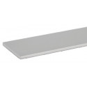 Méplat aluminium anodisé argent 3 mètres - DUVAL BILCOCQ