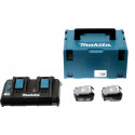 Pack 2 batterie + chargeur 18V Li-Ion 6,0 Ah ENERGIE - MAKITA