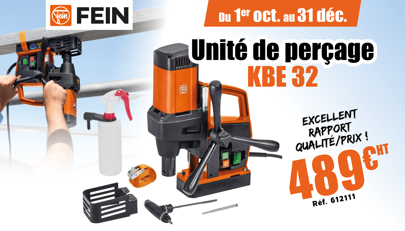 Promo FEIN unité de perçage KBE 32