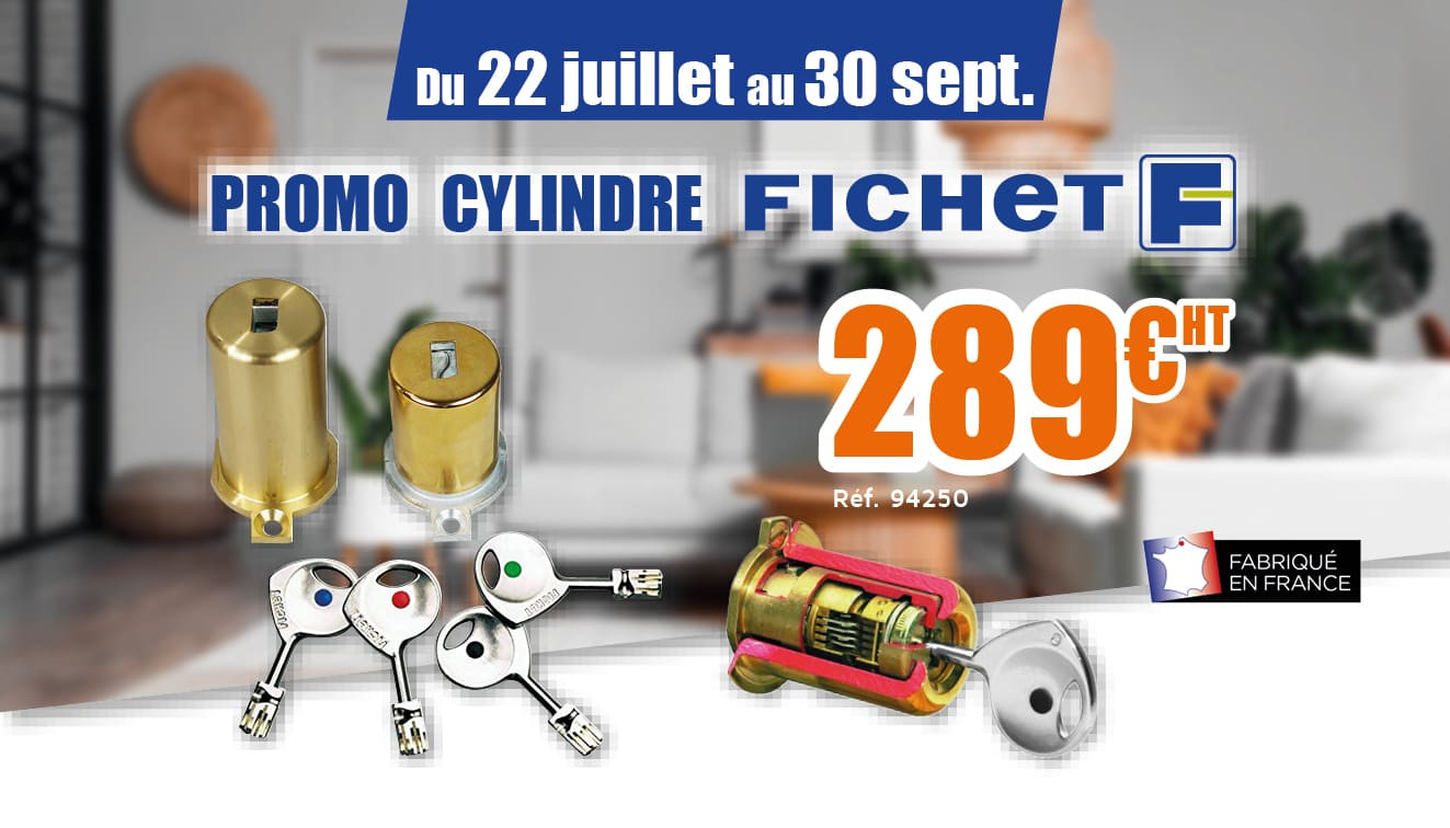Promotion cylindre Fichet